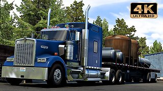 BIG RIG KENWORTH in North America | American Truck Simulator Gameplay "4K"