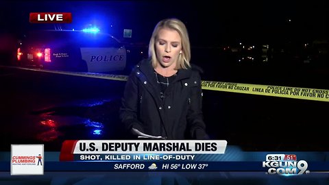 U.S. Deputy Marshal dies in line of duty