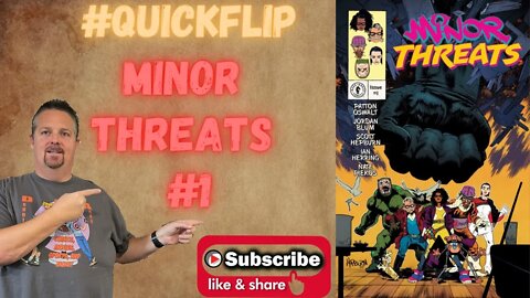 Minor Threats #1 Darkhorse Comics #QuickFlip Comic Book Review Patton Oswalt,Blum,Hepburn #shorts