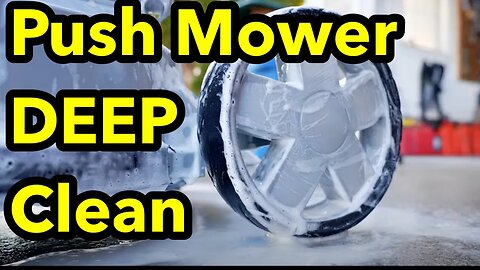 Push Mower Deep Clean Detailing