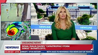 Newsline reporter live on "Catastrophic" area hit by hurricane Idalia