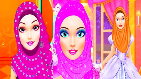 Hijab princess makeup makeover/hijab makeover/girl games/new game 2023/Android gameplay @TLPLAYZYT