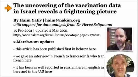 Frightening Vax Data from Israel