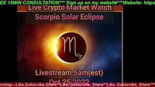 LIVE Crypto: Scorpio Eclipse Influence on Crypto Market?? Good Morning