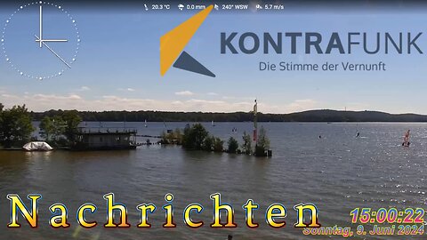 Kontrafunk Nachrichten 09.06 2024 - 15:00 Uhr #glaubewenig, #hinterfragealles, #denkeselbst