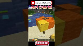 Pool Sun Chairs | Minecraft