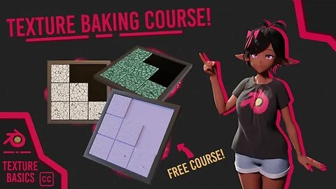 FREE Blender TEXTURE BAKING Course for BEGINNERS! - Blender Texture Baking