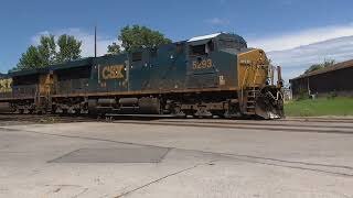 CSX M568 Manifest Mixed Freight Train from Fostoria, Ohio July 23, 2022