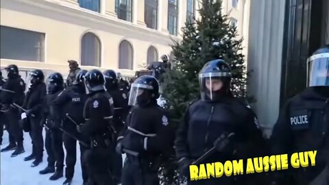🇨🇦 CANADA 🇨🇦 RIOT POLICE FACE FREEDOM PROTESTERS - OTTAWA CANADA 2022