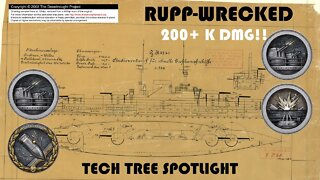 World of Warships Legends Tech Tree Spotlight - P. Rupprecht
