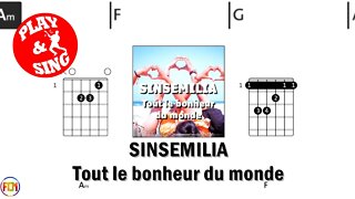 SINSEMILIA Tout le bonheur du monde FCN GUITAR CHORDS & LYRICS