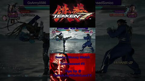 Tekken 7 PSN Sunday Money Match Tournament #3 Winners Finals Match 2 #shorts #tekken7