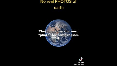 No Real Photos of Earth