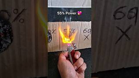 Cardboard vs Lighter 🔥
