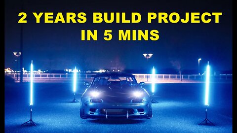 2 years car build project in 5 minutes. (MIDNITE RUNNER) Wide Body Miata MX-5 4k #miata