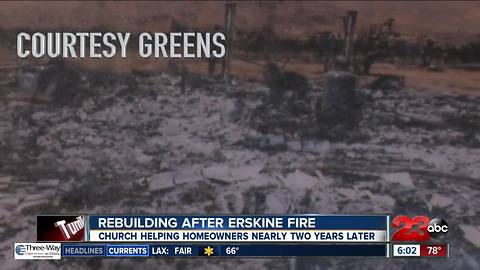 Erskine Fire victims still rebuilding