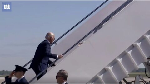 Not Again! Biden Stumbles On The Air Force One Stairs