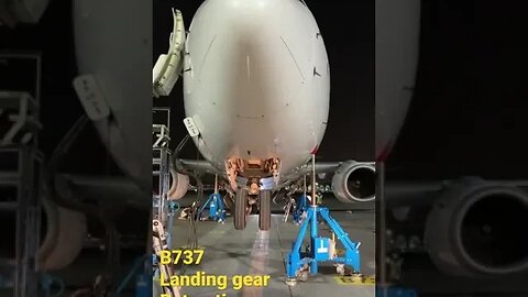 Strange Never Seen #B737 Landing Gear Test On The Ramp #Aviation #AeroArduino