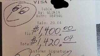 Customer leaves $1,400 tip at Estes Park bakery