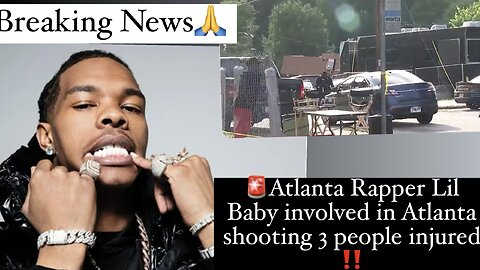 Atlanta rapper Lil Baby video shoot shot up