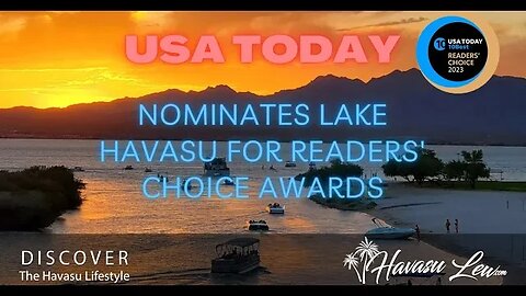 USA Today Nominates Lake Havasu City for Readers' Choice Awards