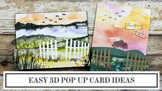 New Horizons 3D Pop Up Card Tutorial