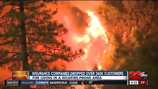 Insurance companies dropped over 340,000 customers due to wildfires