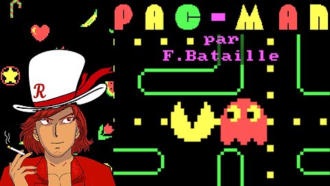 Pac-Man Unofficial MS-DOS Port By F. Bataille