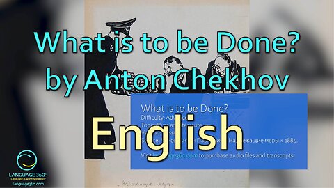 What is to be Done?: English