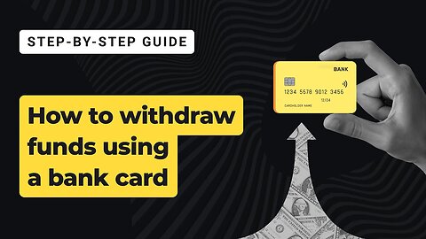 📝 Instruction - How to withdraw from Binomo​​ to bank card 📤