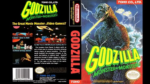 A Tribute to: Godzilla - Monster of Monsters! (Nes Video Game) #Godzilla #NesGames
