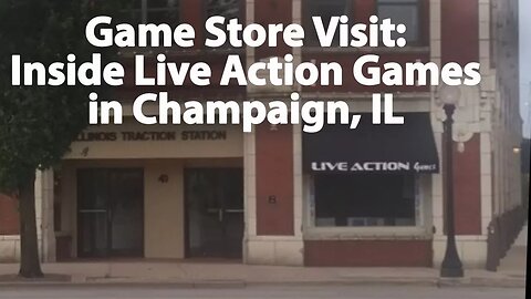 Inside Look Live Action Games in Champaign Illinois Retro Game Store Visit