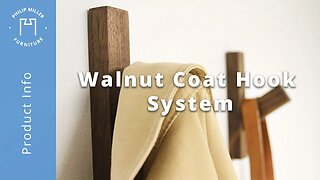 How To Install The Walnut Coat Hook System