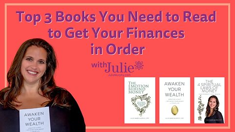 Top 3 Books You Need to Read to Get Your Finances in Order