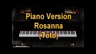 Piano Version - Rosanna (Toto)