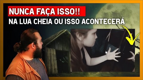 NUNCA FAÇA ISSO NA LUA CHEIA!! Ritual e portal para entidades (terceiro olho, espelho e magia)