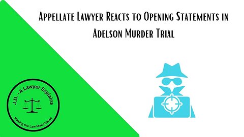 Appellate Lawyer Reacts to Opening Statements in Adelson Murder Trial