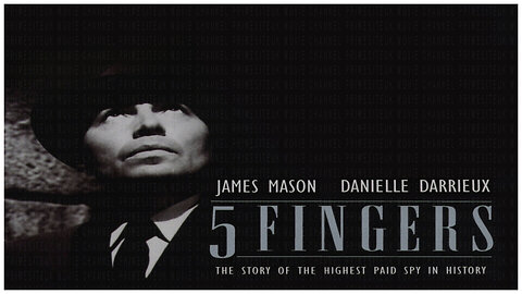 🎥 5 Fingers - 1952 - James Mason - 🎥 FULL MOVIE
