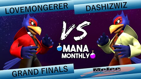 Mana Monthly 1 Grand Finals - LoveMongerer (Falco) vs DaShizWiz (Falco) Smash Melee Tournament