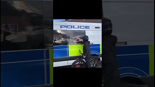 HEAD HITS POLICE VAN😂