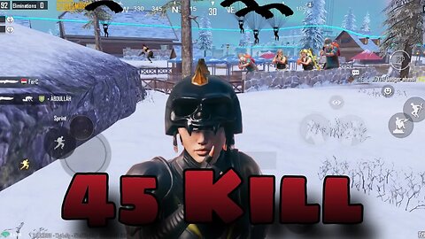 45 Kills🔥!! My Best Gameplay In Frozen Mode☃️ PUBGMOBILE