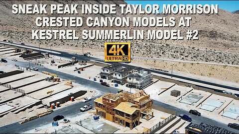 Sneak Peak Inside Taylor Morrison Crested Canyon Kestrel Summerlin Model #2