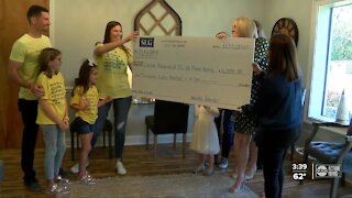 Pasco County family receives much-needed funds to help them adopt child