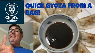 Quick and easy Gyoza in the Galley