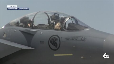 Singapore F-15 squadron trains at Mountain Home Air Force Base
