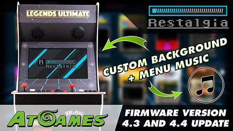 Custom Backgrounds and Menu Music for Your Legends Ultimate Arcade Cabinet!