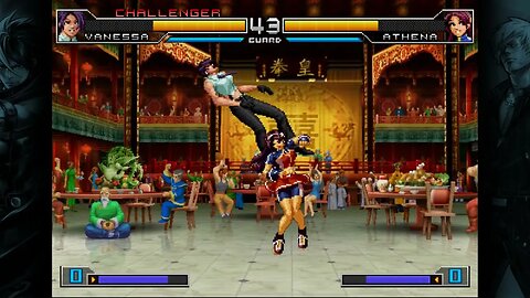 The King of Fighters 2002: Unlimited Match - Vanessa vs Athena - No Commentary 4K