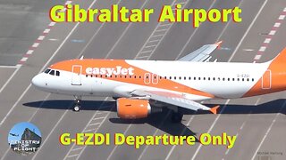 easyJet Departing Gibraltar G-EZDI