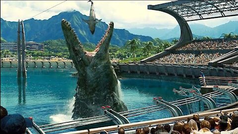 Jurassic World - Mosasaurus Feeding Show Scene