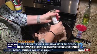 'It's a big hit': Families hurting after government shutdown